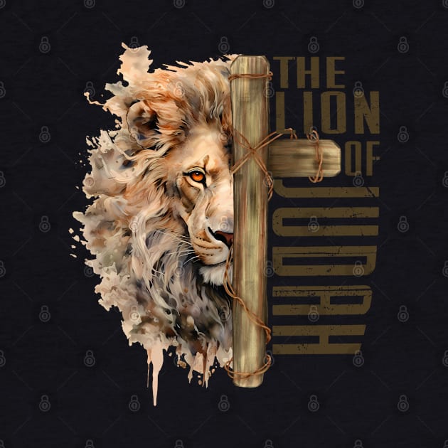 Lion Of Judah Lion Cross Christian Faith Jesus Hebrew Lion by smartrocket